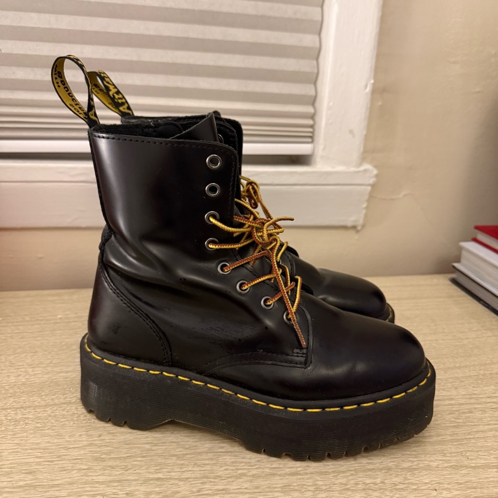 Dr. Martens Jadon Black Platform Boots